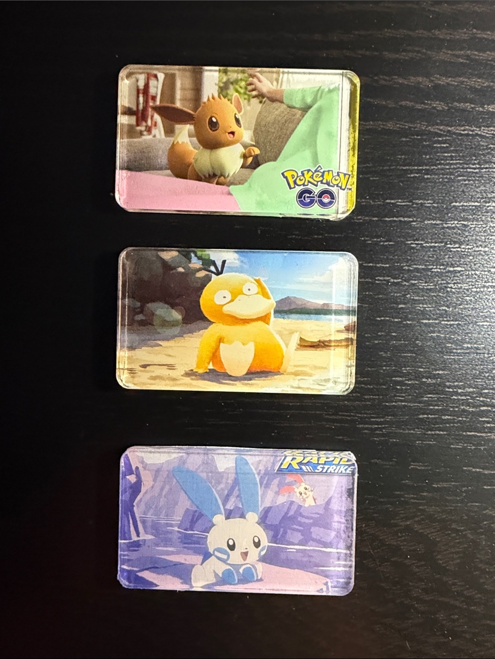 Hand made Pokemon refrigerator magnets (Set of 3)
